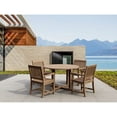 thumbnail image 1 of Anderson Teak Tosca Rialto Armchair 5-Pieces Dining Set, 1 of 2