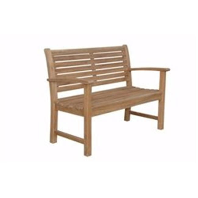 Victoria 48" Natural Finish A-Grade Teak Solid Wood Outdoor Bench