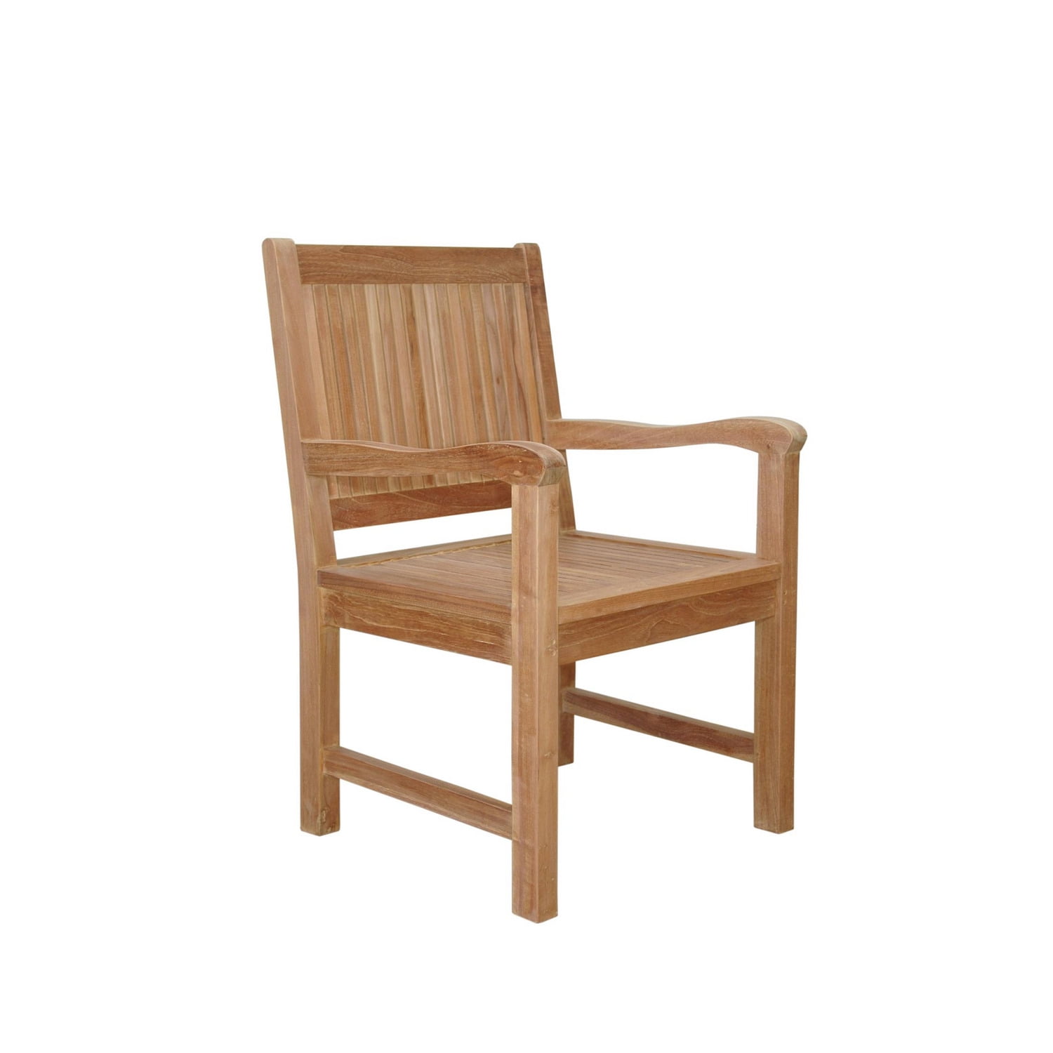 Chapman Beige Linen and Wood Classic Armchair