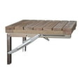 thumbnail image 1 of Anderson Teak Wall-Mounted Teak Outdoor Bench - Foldable - N/A, 1 of 3