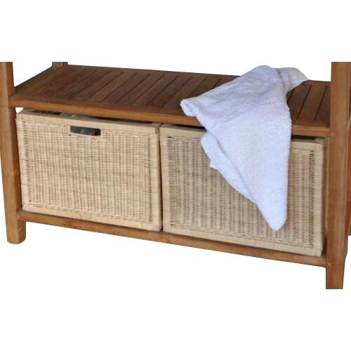 Anderson Teak Wicker Basket for Towel Console TB-4720 (1 pair)