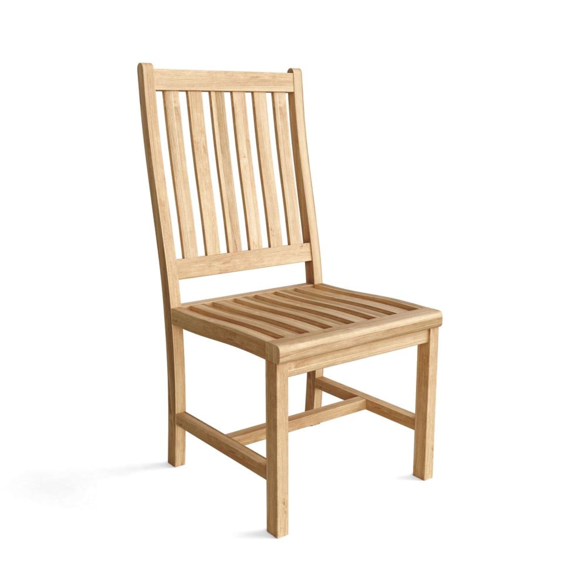 Wilshire Natural Teak Armless Outdoor Dining Chair