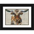 thumbnail image 1 of Anderson, Traci 24x17 Black Ornate Wood Framed with Double Matting Museum Art Print Titled - Longhorn, 1 of 4