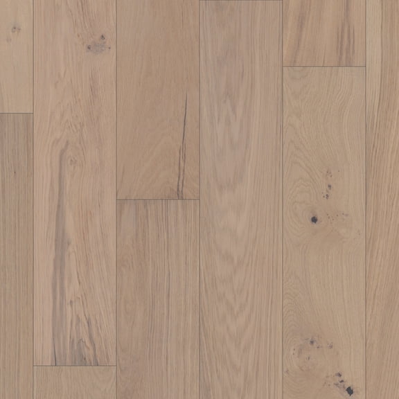 Anderson Tuftex Aa839 Confection 7-1/2" Wide Wire Brushed Engineered White Oak Hardwood