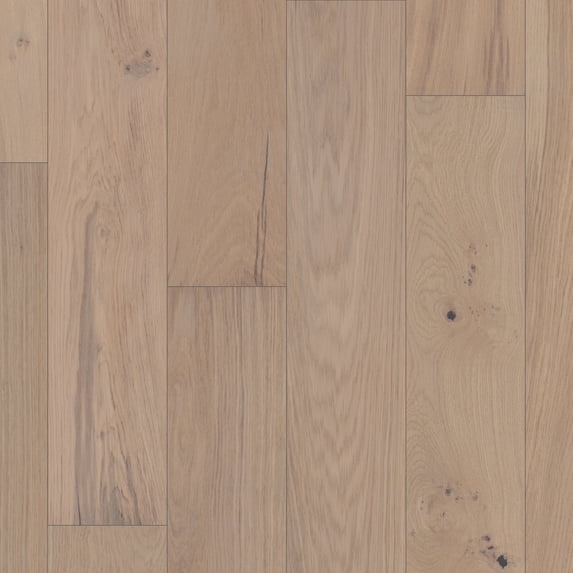 Anderson Tuftex Aa839 Confection 7-1/2" Wide Wire Brushed Engineered White Oak Hardwood