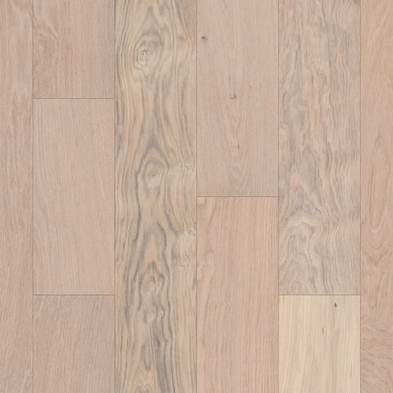 Anderson Tuftex Aa839 Confection 7-1/2" Wide Wire Brushed Engineered White Oak Hardwood