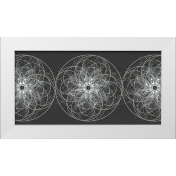 Anderson, Tyler 32x18 White Modern Wood Framed Museum Art Print Titled - Energy in Balance I