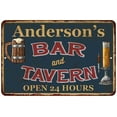 thumbnail image 1 of Anderson's Green Bar & Tavern Rustic Sign Decor 8x12 208120047953, 1 of 1