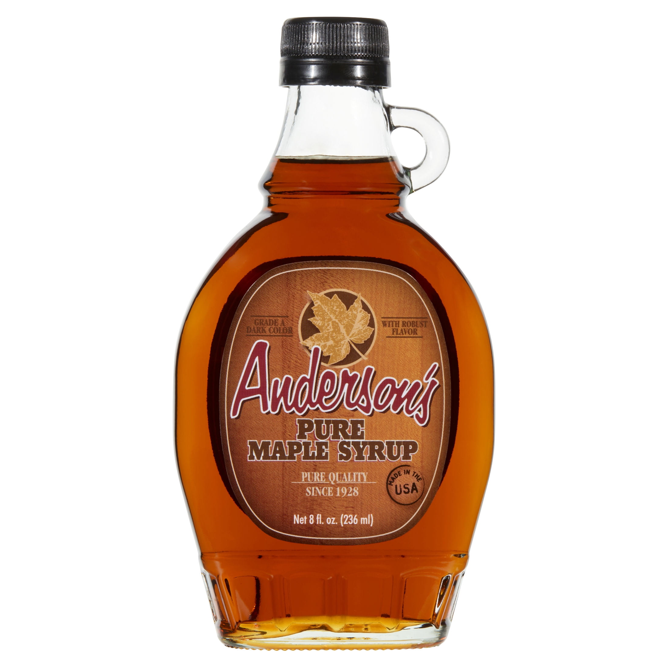 Anderson's Pure Maple Syrup 8oz Glass bottle