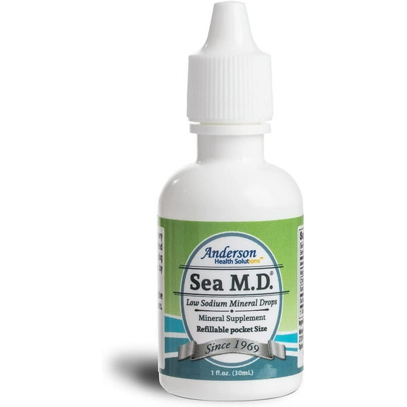 Anderson's Sea M.D. Ionic Electrolyte Magnesium Supplement, 1 fl oz, 60 Servings