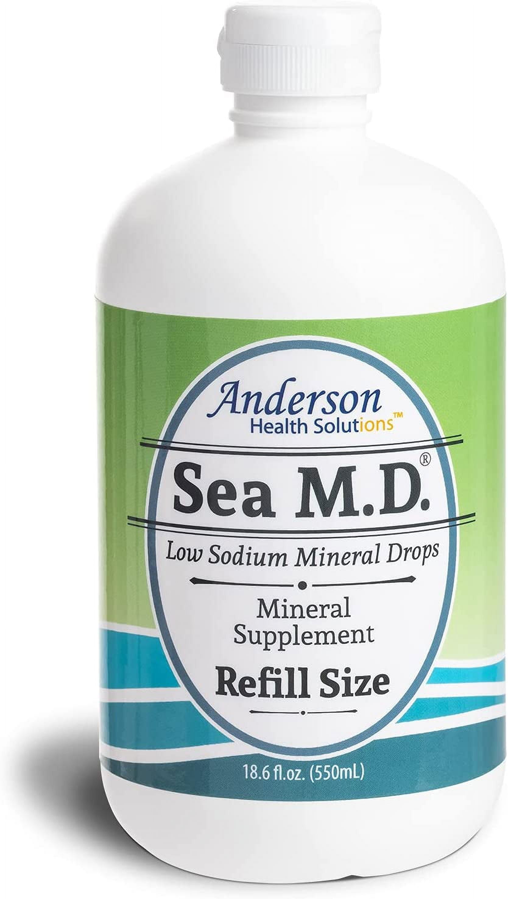 Anderson's Sea M.D. Ionic Electrolyte Magnesium Supplement, 18.6 fl oz, 60 Servings