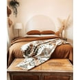 thumbnail image 1 of Ecuadane Southwestern Queen Blanket for Couch, Sofa, Bed, Soft, Plush, Cozy, Warm, Lightweight, Boho, Bohemian, Western Style, Full/Queen, 93 x 82 Inches -Andes Beach, 1 of 11