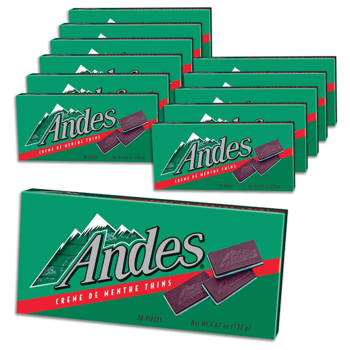 Andes Creme De Menthe Thins, 4.67 Ounce (Pack Of 12) Packaging May Vary