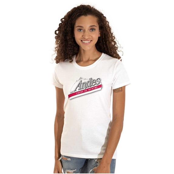 Andes Mints Classic Chocolate Candy Women's T Shirt Ladies Tee Brisco Brands S