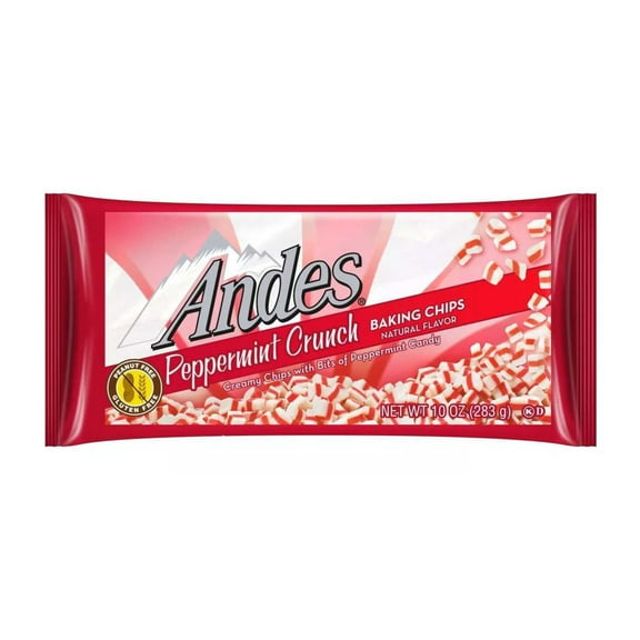 Andes Peppermint Crunch Baking Chips 10 oz Bag