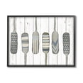 thumbnail image 1 of Andi Metz Water Poles Geometric Patterned Canoe Paddle Oars 30 in x 24 in Framed Painting Art Print, by Stupell Home Décor, 1 of 7