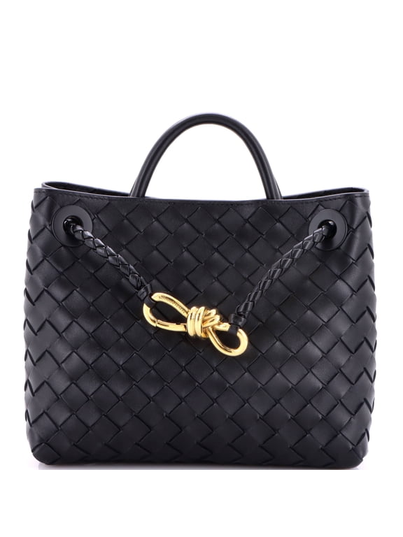 Andiamo Top Handle Bag Intrecciato Nappa Small By Rebag