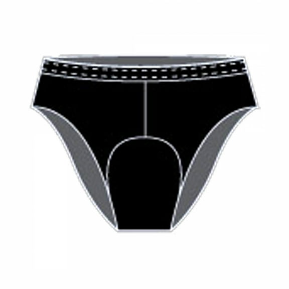 Andiamo Women`s Padded Brief Black XL Women`s