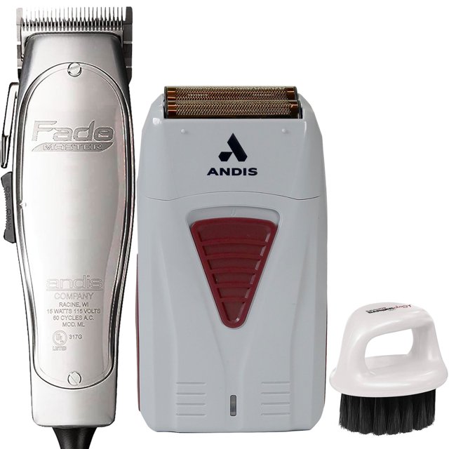 Andis 01690 Professional Fade Master Hair Clipper with Andis Titanium Foil Shaver 17235 Kit