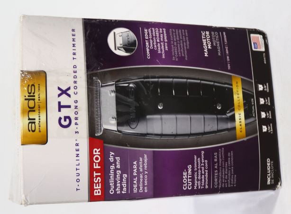 Andis 04775 Gtx T-Outliner Trimmer, Black