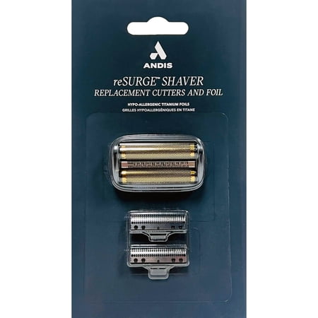 Andis 17330 reSURGE Replacement Foil and Inner Cutters, Black
