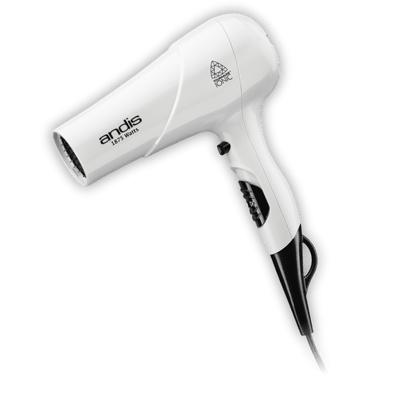 Andis 1875W Hair Dryer, Tourmaline/Ionic White