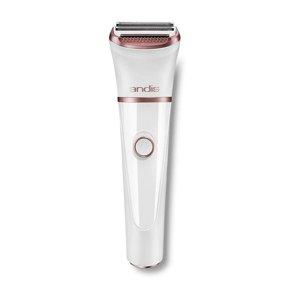 Andis 31015 Women's Lithium-ion Electric Wet & Dry Shaver, Cordless Lightweight 6-piece Kit