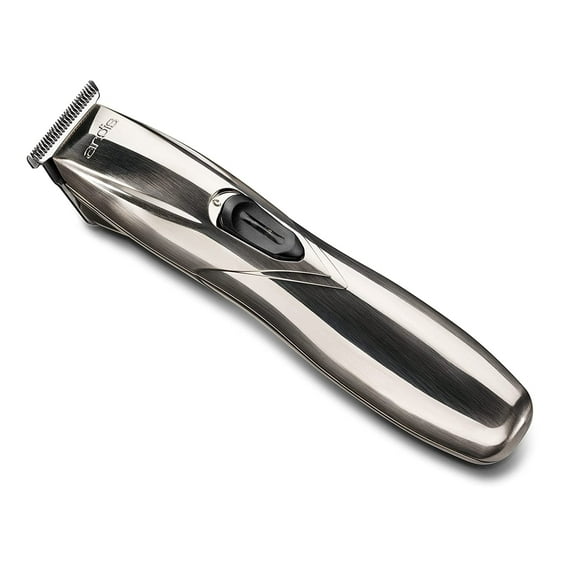 Andis 32400 Slimline Pro Cord/Cordless Beard Trimmer, Lithium Ion T-blade Trimmer, Close Cutting T-Blade Zero Gapped, Chrome