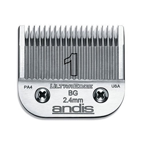 Andis 64070 UltraEdge Carbon-Infused Steel Detachable Clipper Blade, Size 1, 3/32-Inch Cut Length
