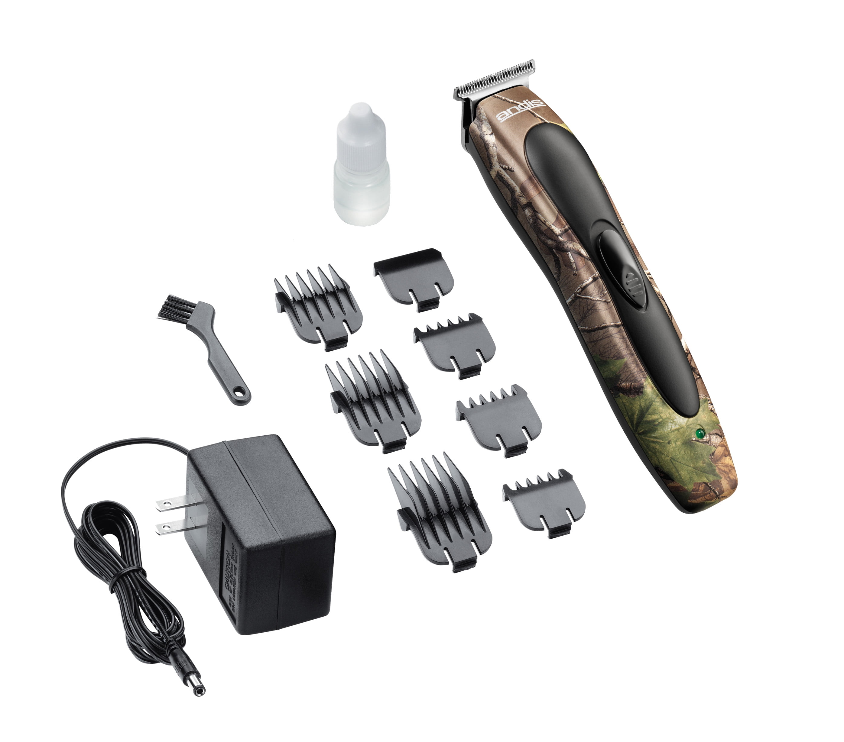 Andis Camo Beard, Mustache and Sideburns Trimmer Kit, 11-Pieces