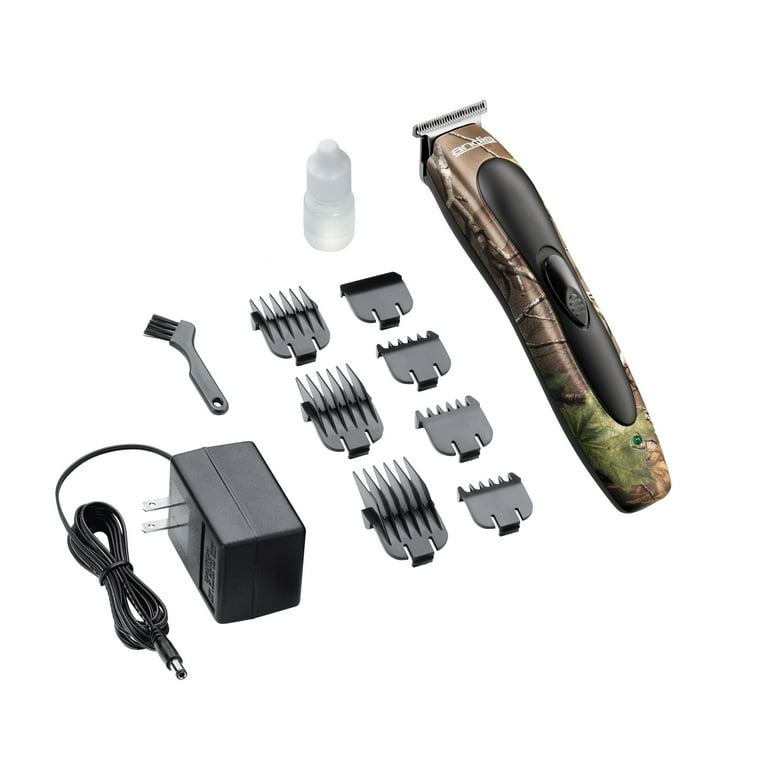 Andis Camo Beard, Mustache and Sideburns Trimmer Kit, 11-Pieces