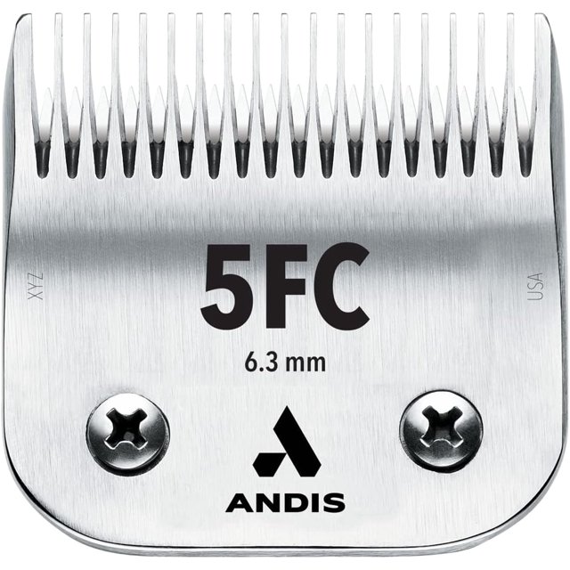 Andis CeramicEdge CarbonInfused Steel Pet Clipper Blade, Size5FC, 1/4