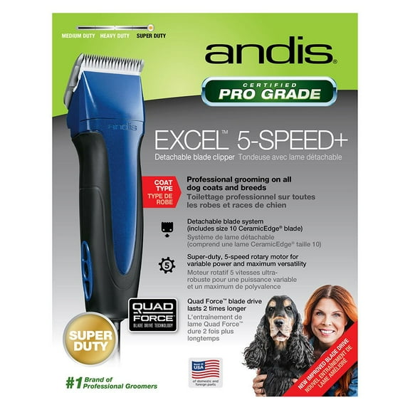 Andis Clipper (C)Excel 5 Speed Clipper #10 Blade(6)