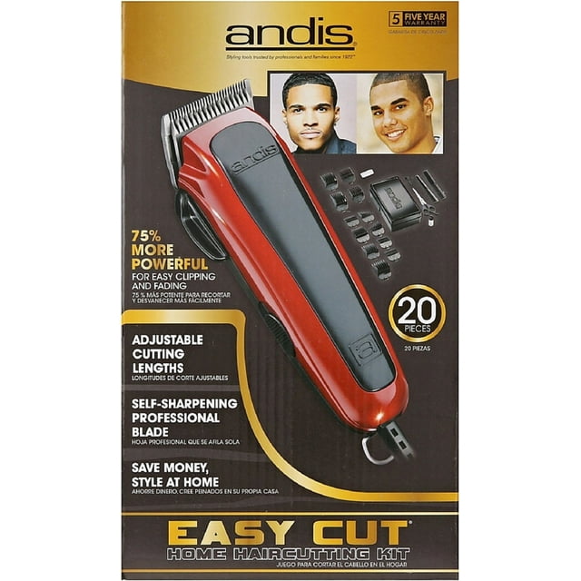 Andis Clippers 20Piece Easy Cut Home Hair Cutting Kit 1 Ea (Pack Of 2
