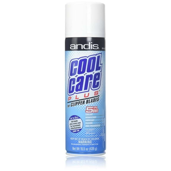 Andis Cool Care Plus For Blades 5 In 1 Spray, 15.5 Oz, 2 Pack