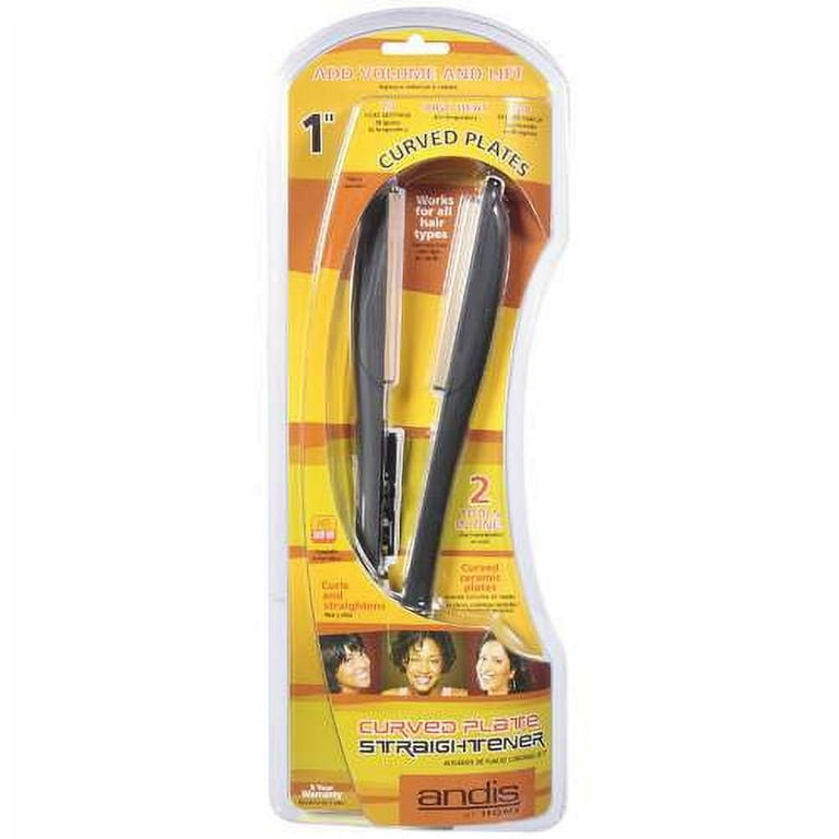 Andis Curved Plate Flat Iron 1 Inch Walmart