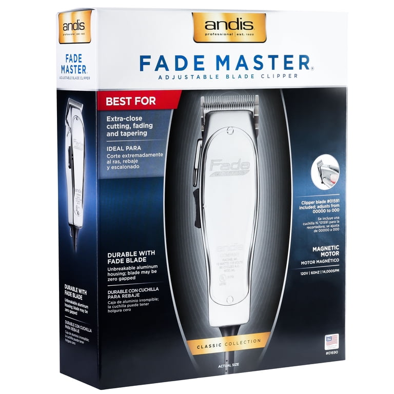 Andis Fade Master Clipper 01690 And a set of 9 Nano DOUBLE Magnet