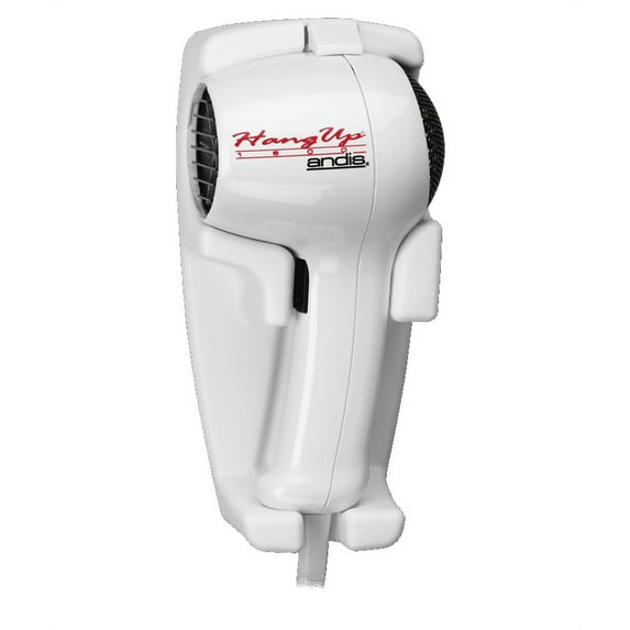 Andis Hang Up 1600 Watt Wall Mounted Hair Dryer, White