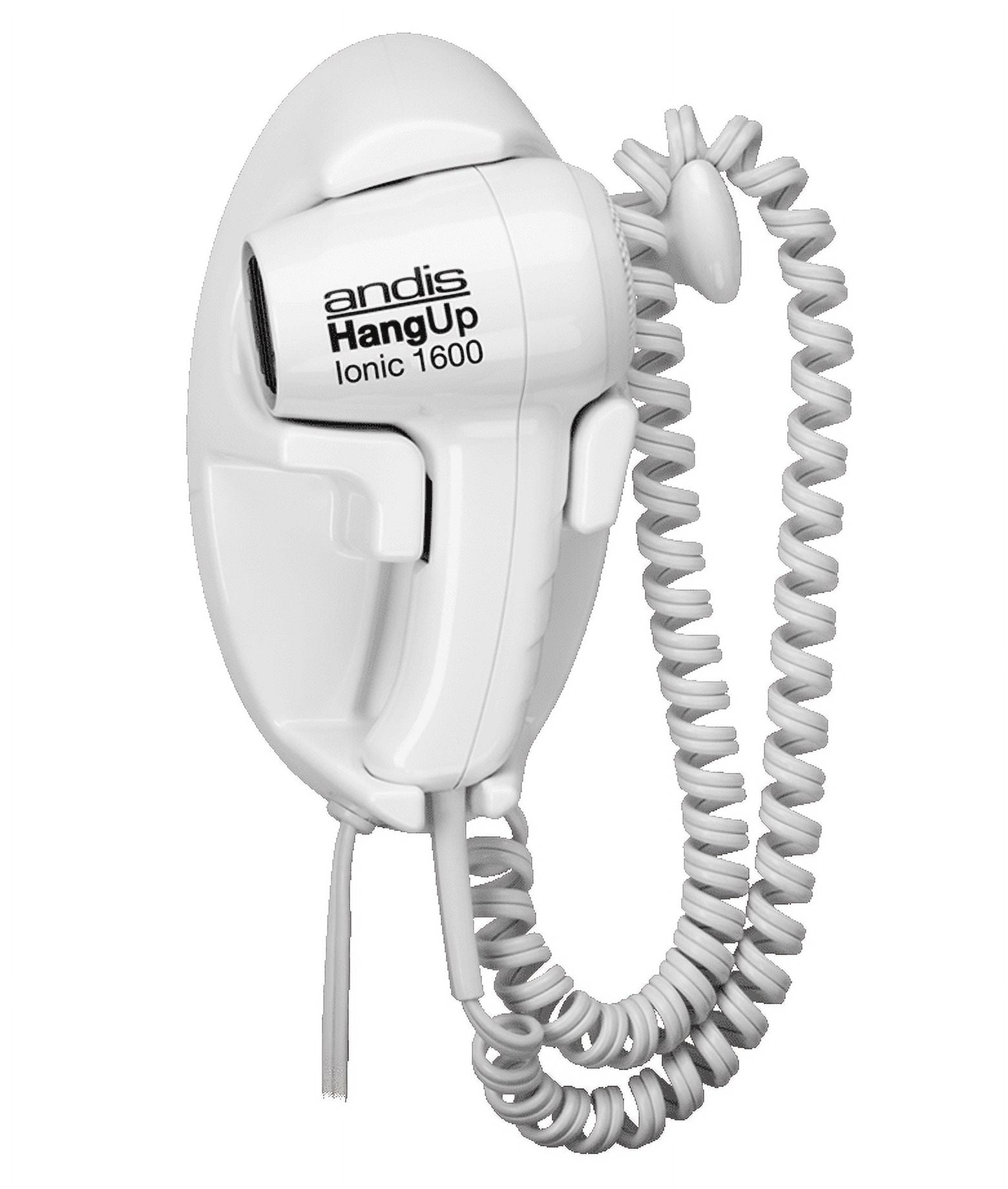 Andis Hang-up Hair Dryer, Ionic, White