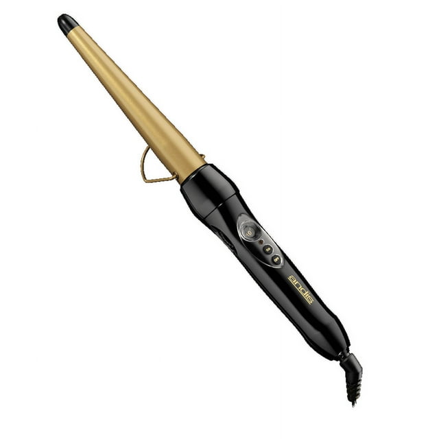 Andis High Heat Gold Ceramic Conical Curling Wand, 1-Inch