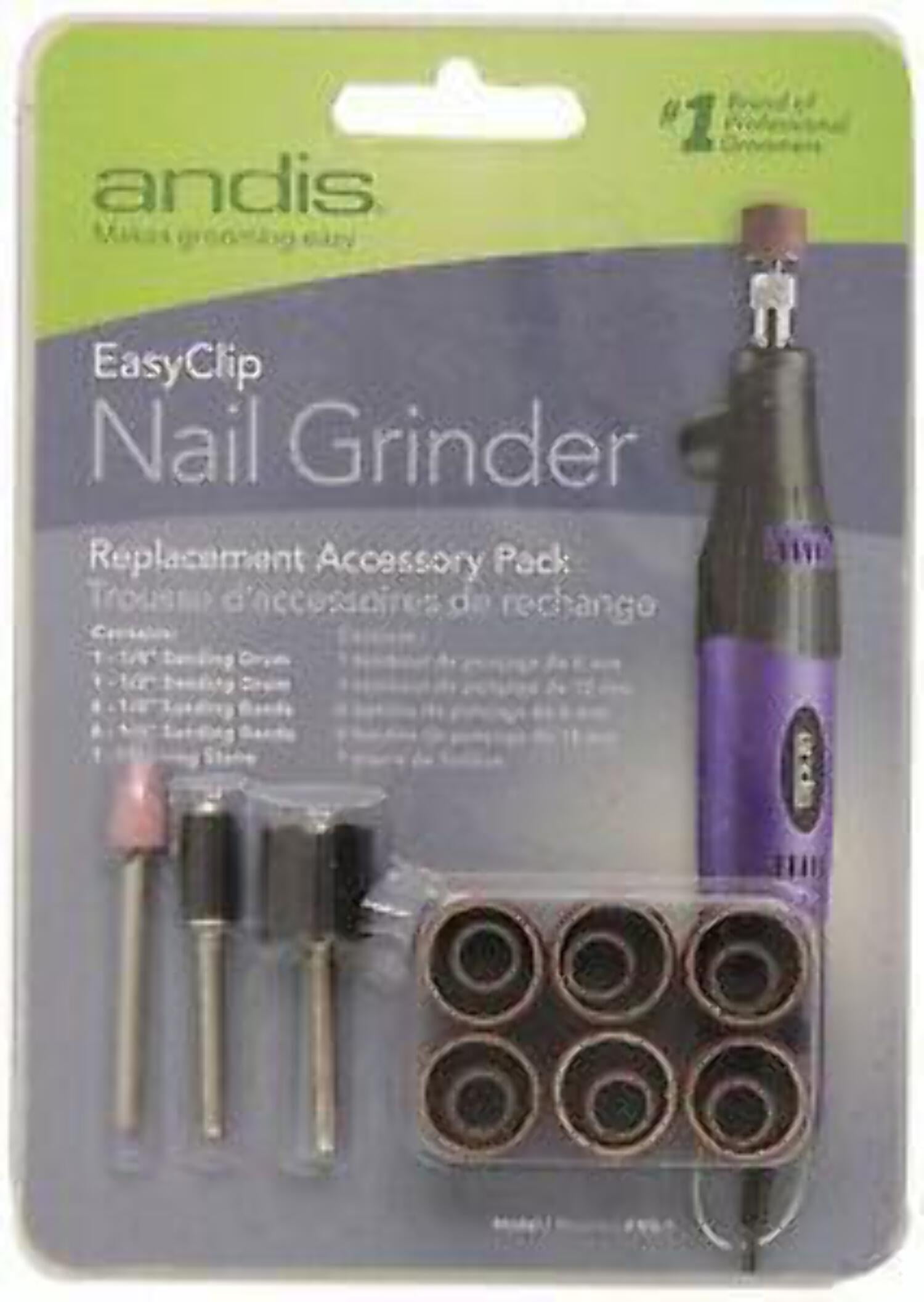 Nail Grinder For Dogs : : Andis Nail Grinder Replacement  Accessory Pack, Multi, 5.75 x 0.50 x 4.00 inches (65920)