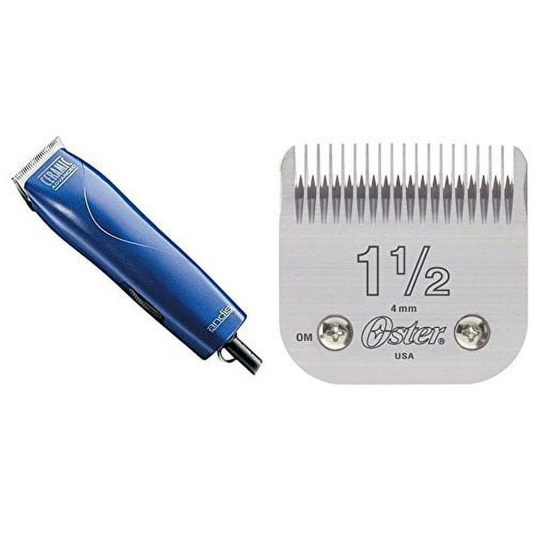 Andis Pro Ceramic Hair Clipper 21490 MBG2 Blue Detachable Oster Blade 1.5 Walmart