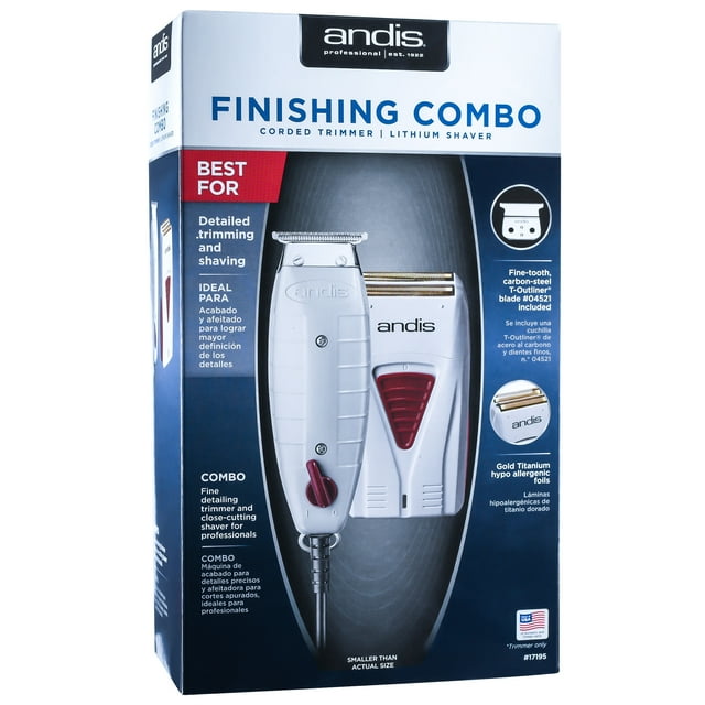 Andis Professional Finishing Combo, TOutliner Beard/Hair Trimmer with
