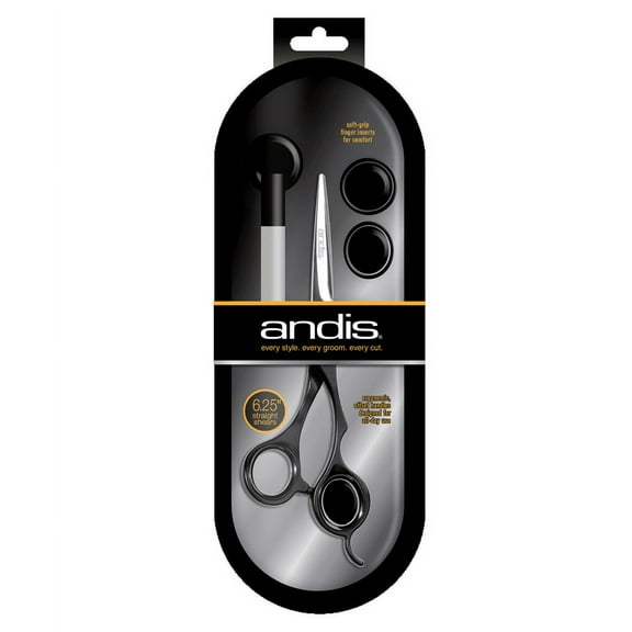 Andis Professional Pet Grooming Premium Right Handed Straight Shears, 6.25 Inches