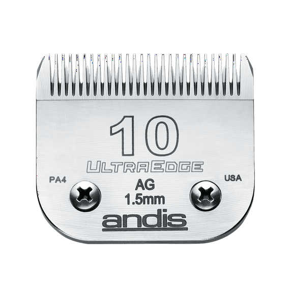 Andis UltraEdge Detachable Blade Set, Size 10, 1/16 Inches, 1.5 mm
