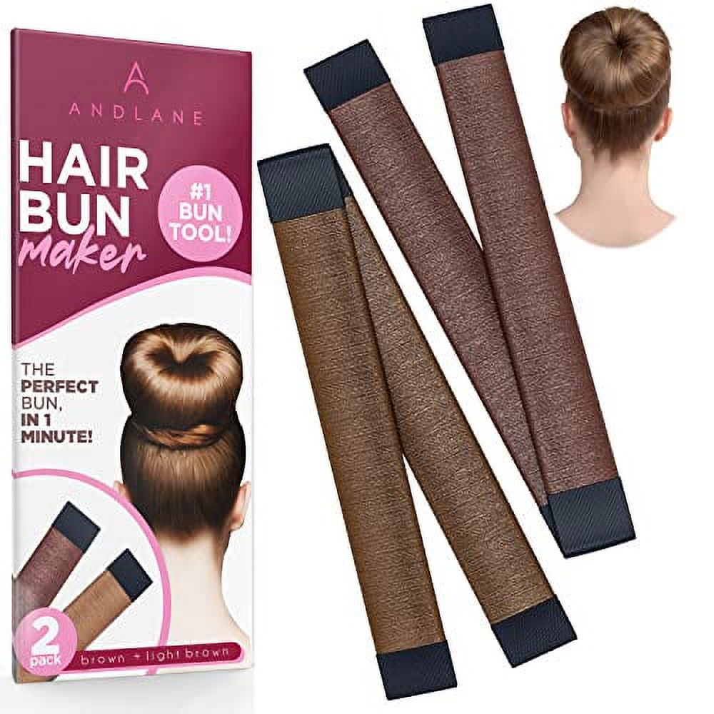 Andlane Hair Bun Maker French Twist Hair Fold Wrap Snap Ballet Bun