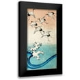 thumbnail image 1 of Ando, Hiroshige 11x18 Black Modern Framed Museum Art Print Titled - Cranes Flying (detail), 1 of 5