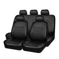 thumbnail image 1 of Andoe 9 Pcs Car Seat Cover, 5 Seats PU Leather Universal Seat Cover Full Set Auto Interior Accessories for Auto Trucks Van SUV, 1 of 7