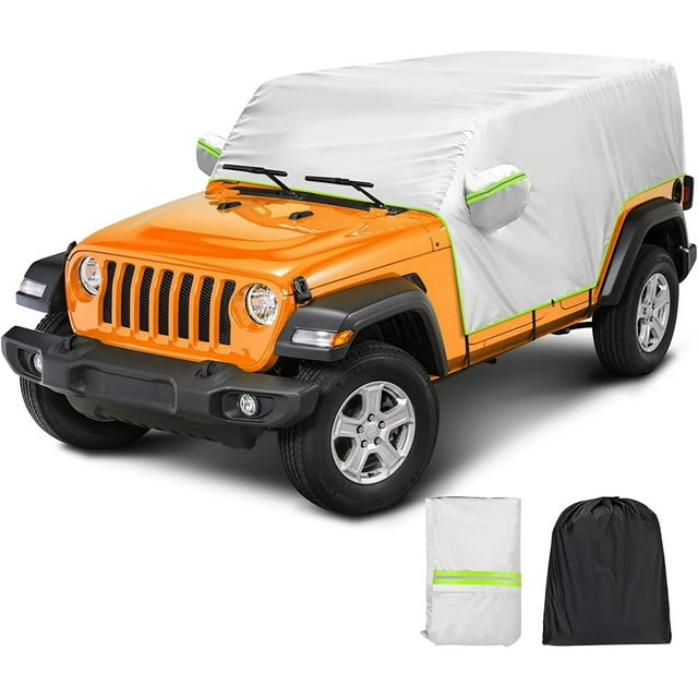 Andoe Car Cover, Cab Cover for Jeep Wrangler JK JKU JL JLU 20072023, Car Cover 4 Door