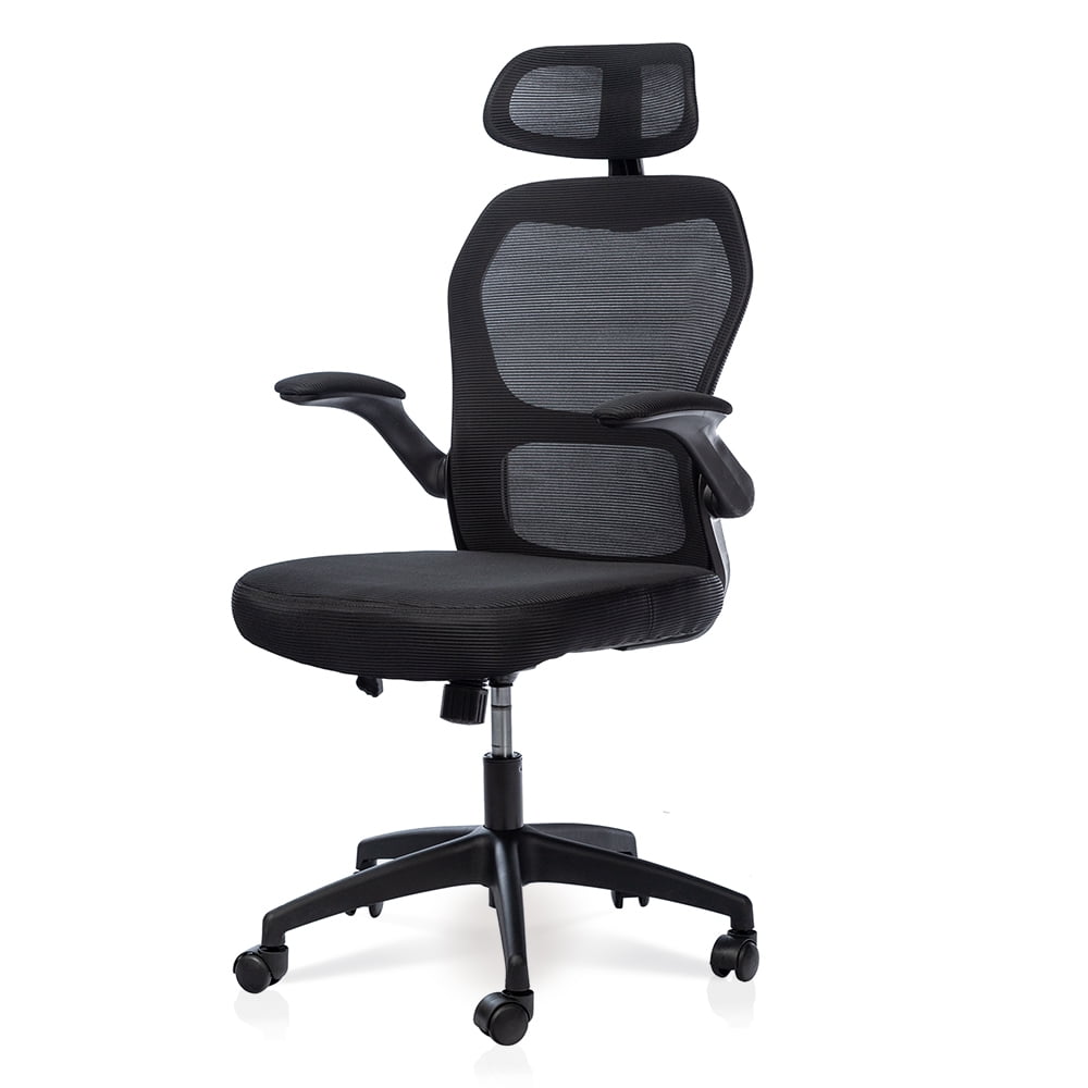 Andoe Ergonomic Office Chair, Adjustable Headrest with Tilt Function